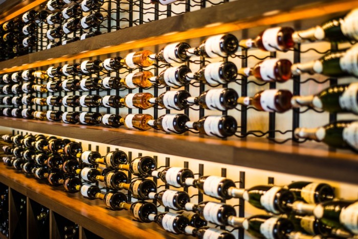 Modern VintageView Commercial Wine Racks in a Restaurant in Miami