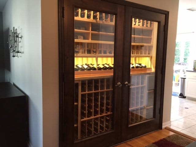 Completed Residential Custom Wine Cellar Miami