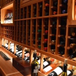 Dramatic Wine Cellar Lighting Miami Project