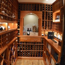 Residential Wine Cellar by Miami Builders
